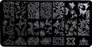 New Arrival 1 Sheet Lace Series Stamping Nail Art Image Plate 6*12cm Stainless Steel Template Polish Manicure Stencil Tools