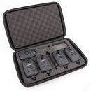 1+4 Karpfenangeln-Alarm-Set Sounds und LED-Alarmierung, kabelloser Fischen-Bissanzeiger, elektronisch mit Snag Ear Bar B1228