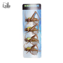 Heuschrecke Köderfliegen Trockenfliegenfischen Fliegen Set Realistisches Fliegenbindeset für Hecht Regenbogenforelle Fliegenfischen