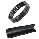 Vivari Herren-Gesundheits-Magnetarmband für Männer, versilbert, reines Titan, magnetische Ionen, Germanium, Far Infar Red Armbänder