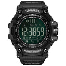 SMAEL Herren Chronograph Uhren Sport Männliche Uhr Stop Armee Militäruhr Herren Multifunktions Wasserdichte LED Digitaluhr für Herren