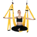 6 Griffe Anti-Schwerkraft-Yoga-Hängemattenstoff Yoga Flying Swing Traction Device Yoga-Hängematten-Set Ausrüstung für Pilates-Körperformung