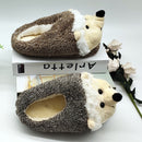 Indoor Slippers Spezielle Hunde bieten benutzerdefinierte warme Winter-Igel-Liebhaber-Heimschuhe mit dicken Schuhen mit hartem Boden auf Boden-Liebhaber-Schuhen