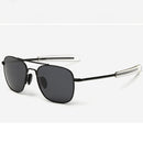 Moda negro ejército americano militar polarizado piloto gafas de sol para hombre marca americana gafas de sol polarizadas ópticas Oculos De Sol