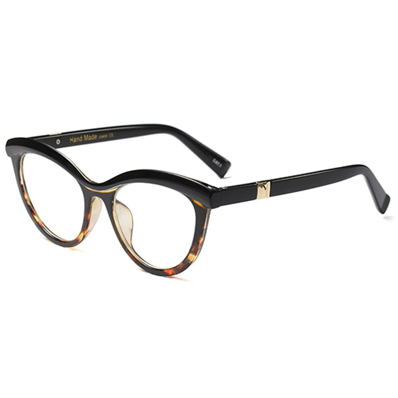 SOZOTU Cat Eye Optical Eyeglasses Frame Women Myopia Computer Glasses Clear Lens Spectacle Frame For Female Oculos Eyewear YQ412