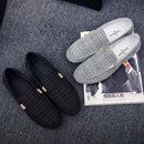 ZYYZYM Männer Freizeitschuhe 2021 Frühling Sommer Männer Müßiggänger Neue Slip On Leichte Leinwand Jugend Männer Schuhe Atmungsaktive Mode Flache Schuhe