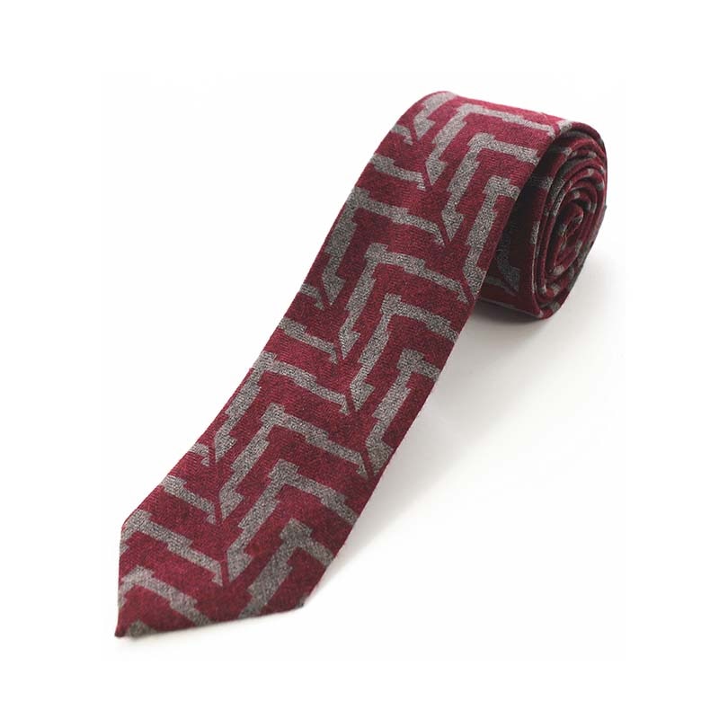 JEMYGINS Original High Quality Cotton 2.4&#39;&#39; Skinny Plaid Solid Cashmere Tie Wool Men Neck Tie For Youth Working Meeting