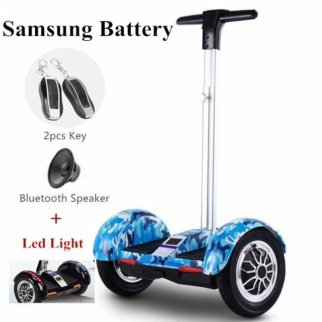 Hoverboard 10 Zoll 2 Räder Smart Balance Scooter Schwebebrett Stehendes intelligentes Rad Motorisierter großer Reifen für Erwachsene UL2272 Authentifizieren