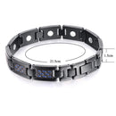 Rainso Bio Energy Titan Armband Armreif Magnetisch Gesundheitspflege Schmerzlinderung Armbänder Für Männer Freundschaft Schmuck Mode