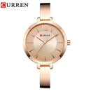 CURREN Neue Kreative Design Quarzuhr Frauen Lässige Mode Stilvolle Damen Geschenk Armbanduhr Vintage Uhren Relogio Feminino