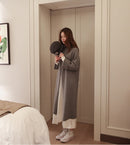 2021 Korean Style Rollkragenpullover Langer Herbst Winter Pullover Kleid Seitenschlitz Damen Pullover Mujer Sueteres