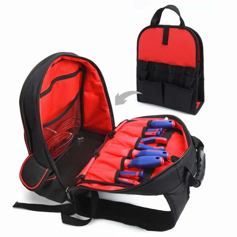 WORKPRO 17&quot; Tool Bag Tools Storage Bags Waterproof Backpack with Handbag Multifunction Bags