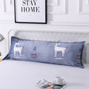 Winter Warm Flannel Double Pillow Case Thick Coral Fleece Pillowcase Adult Long Pillowcase 48x150cm/48x120cm/48x180cm