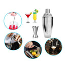 UPORS Edelstahl-Cocktail-Set 550 ml/750 ml Cocktail-Shaker-Set mit Stößel, Jigger, Barlöffel, Eiszange, Barkeeper-Kit, Bar-Set