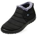 Herrenstiefel Winter Plus Size Herrenschuhe Warme Pelz Schneestiefel Plüschinnenschuhe Schwarze Winterstiefel für Herren Wasserdichte Herrenschuhe