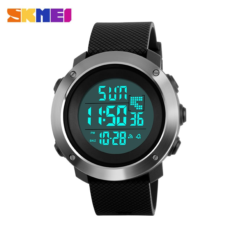 Men&#39;s Digital Watches Fashion Casulal Chronograph Dual Time Sports Watch Men&#39;s Led Electronic Clock Relogio Masculino SKMEI