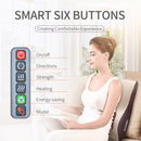 Jinkairui Multifunktionales Knet-Zervix-Massagegerät, Nacken-Schulter-Taille, Ganzkörper-Auto, Zuhause, Duell-Verwendung, Geschenk, großes Massagekissen