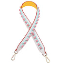 INS heißer populärer echter Leder-Schultergurt-bunter Taschenzusatzfrauen-Handtaschenbügel asas para bolso