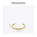 ENFASHION Pyramid Manschette Armband Gold Farbe Edelstahl Punk Spike Armbänder Armreifen Für Frauen Schmuck Pulseira BF192008