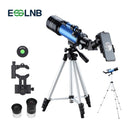 F40070M Teleskop Astronomisches Monokular mit Stativ Refraktor Spyglass Zoom High Power Leistungsstark für den astronomischen Weltraum