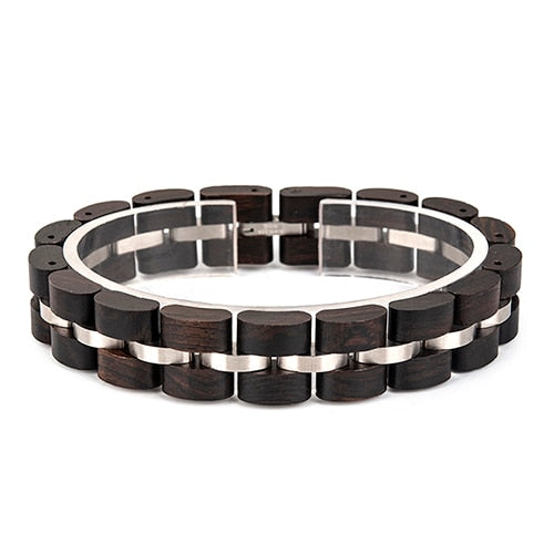 Bobo Vogel Holz Männer Armband für Frauen Schmuck 2020 Edelstahl Armband Handgemachte Paar Armbänder Liebhaber Homme Geschenk