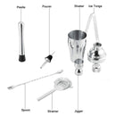 UPORS Edelstahl-Cocktail-Set 550 ml/750 ml Cocktail-Shaker-Set mit Stößel, Jigger, Barlöffel, Eiszange, Barkeeper-Kit, Bar-Set