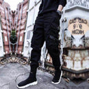 Neue Harajuku Baumwolle Multi-Taschen Stil Mode Cargohose Männer Herbst Hip Hop Streetwear Lässige Elastische Hose Camo