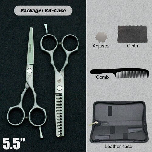 5.5" black hair scissors barber razor scissors hot scissors hair cut designs cheap hairdressing tools hair clipper kids scisors