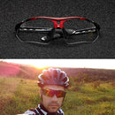 COMAXSUN Professionelle Polarisierte Fahrradbrille Fahrradbrille Outdoor Sport Fahrrad Sonnenbrille UV 400 Mit 5 Gläsern TR90 2 Style