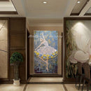 Mintura Balletttänzer Bild Handgemalte Abstrakte Palettenmesser Ölgemälde Auf Leinwand Wandkunst Für Wohnzimmer Wohnkultur