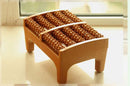Domestic foot massager foot acupuncture point massage cushion plastic wooden roller foot massager a foot stool
