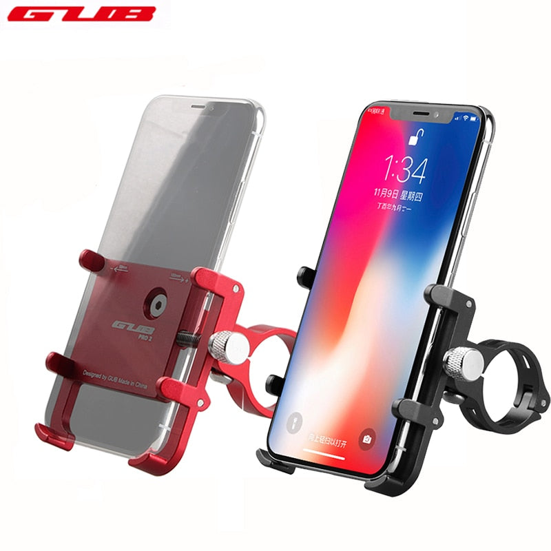 GUB New Free Rotation Fahrrad Handyhalter Plus6/Pro2 Radfahren Telefon Unterstützung Lenker Zubehör für Smartphone Halterung