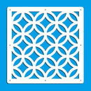 12-teilige 29 x 29 cm hängende Paravents Wohnzimmer Teile von Paneelen Trennwand Kunst DIY Dekoration weißes Holz Kunststoffgarn