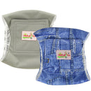 Ohbabyka 2er-Pack Stoffwindel für Haustiere, männliche Hunde, physiologische Hygiene, Hundeshorts, Unterwäsche, Hose für Hunde, Windelüberzug