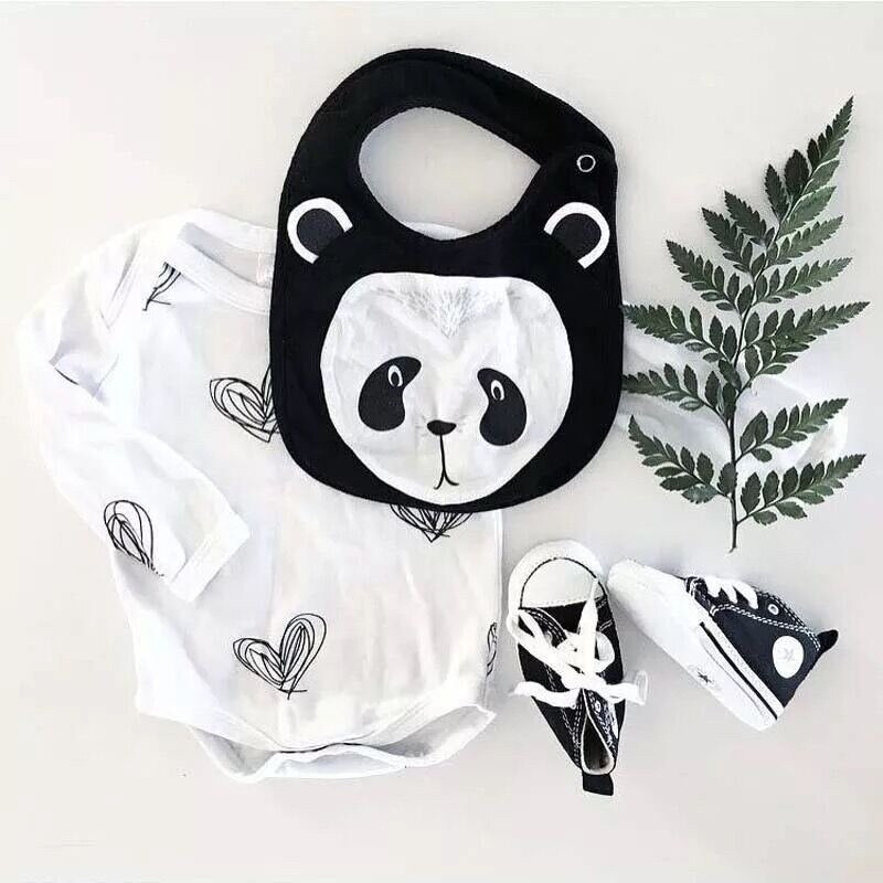 5 STÜCKE Mixed Design Niedlichen Tier Dedign Baby Jungen Mädchen Lätzchen Kinder Panda Löwe Kaninchen Design Lätzchen