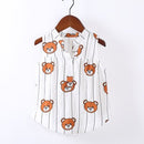 VIDMID Toddler Baby Girls Sleeveless blouses Summer Clothing  kids girls Tops shirts tank shirt children&