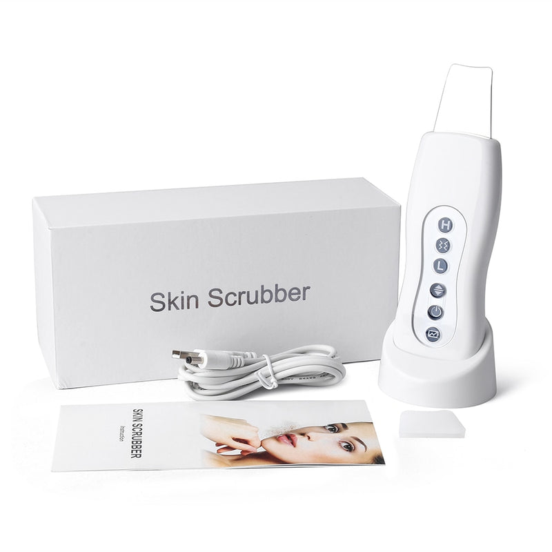 Beauty Star Ultrasonic Face Cleaner Skin Scrubber Ultrasound Vibration Massager Ultrasound Peeling Clean Tone Lift Scrubber