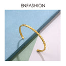 ENFASHION Pyramid Manschette Armband Gold Farbe Edelstahl Punk Spike Armbänder Armreifen Für Frauen Schmuck Pulseira BF192008