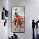 Mintura Balletttänzer Bild Handgemalte Abstrakte Palettenmesser Ölgemälde Auf Leinwand Wandkunst Für Wohnzimmer Wohnkultur