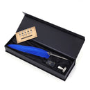 Fountain Pen Suit Vintage Dip Feather Pen Writing Ink Set with Gift Box Stationery Antique Calligraphy Pen Office Supplies Gifts
