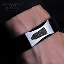 Power Ionics 3000 Ionen/cc Ironman Titanium Germanium FIR Carbon Fiber Bio Golf Watch Armband Wristband Free Lettering Gifts
