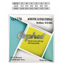 Orphee 6-teilige Akustikgitarrensaiten QA-Serie Folk Hexagonal Stahlkern 80/20 Bronzedraht Super Light Tension Gitarrenzubehör