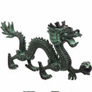 Feng-Shui-Bronze-Drache, der Perlen-Ornamente fängt, glückliches Heimhandwerk, dekorative Kunst
