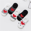 5 Paar/Los Baumwolle Baby Socken Drucken Schnurrbart Mädchen Jungen Kinder Socken Frühling Herbst Säuglingskleinkind Kinder Socken Für 1-3 Jahr