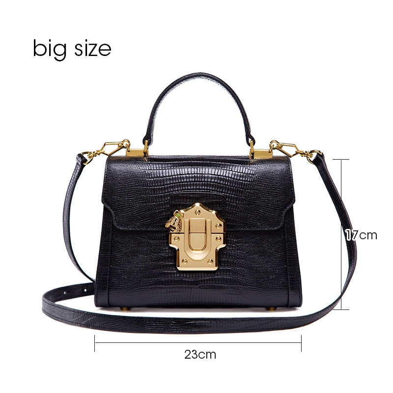 LA FESTIN diseñador Serpentine Lock bolso de cuero partido 2021 nueva moda mujer bolso de hombro de lujo famosa marca Bolsa Crossbody