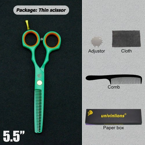 Tijeras de pelo negro de 5,5 ", tijeras de afeitar, tijeras calientes, diseños de corte de pelo, herramientas de peluquería baratas, cortadora de pelo, tijeras para niños