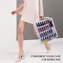 MAKARTT Professioneller Nagellackhalter-Organizer für 36 / 60 Flaschen mit großem separatem Fach für Werkzeug-Aufbewahrungsbox