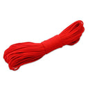 31 m Paracord 550 Fallschirmschnur 100 Fuß 4 mm Paracord-Seilbündel Lanyard-Seil Paracord Black Camping Equipment Survival Kit