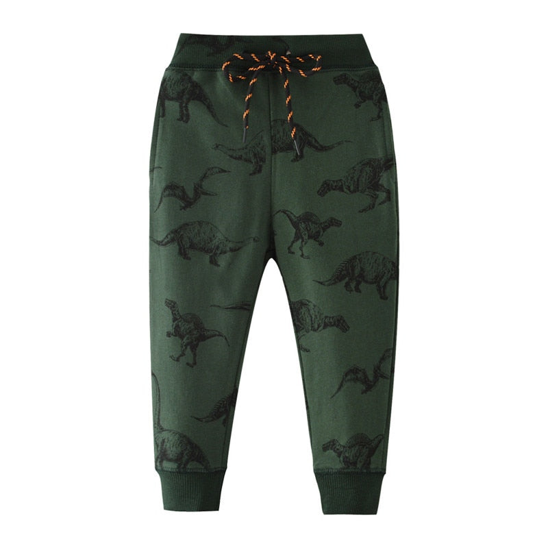 Jumping Meters Animals Boys Trousers Pants Baby  Clothes Dinosaurs Sweatpants For 2-7t Tears Boys Full Pants Kids Trousers