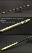 Wooden Monkey King Staff Kungfu Wooden Wushu Sticks Monkey Knüppel Carving Dragon Golden Knüppel Sun WuKong Waffenpraxis